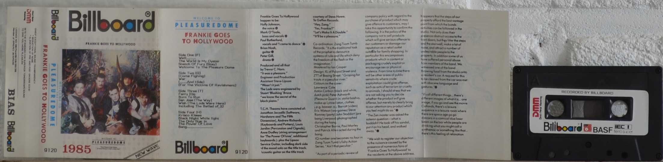 Pleasuredome, cassette album
